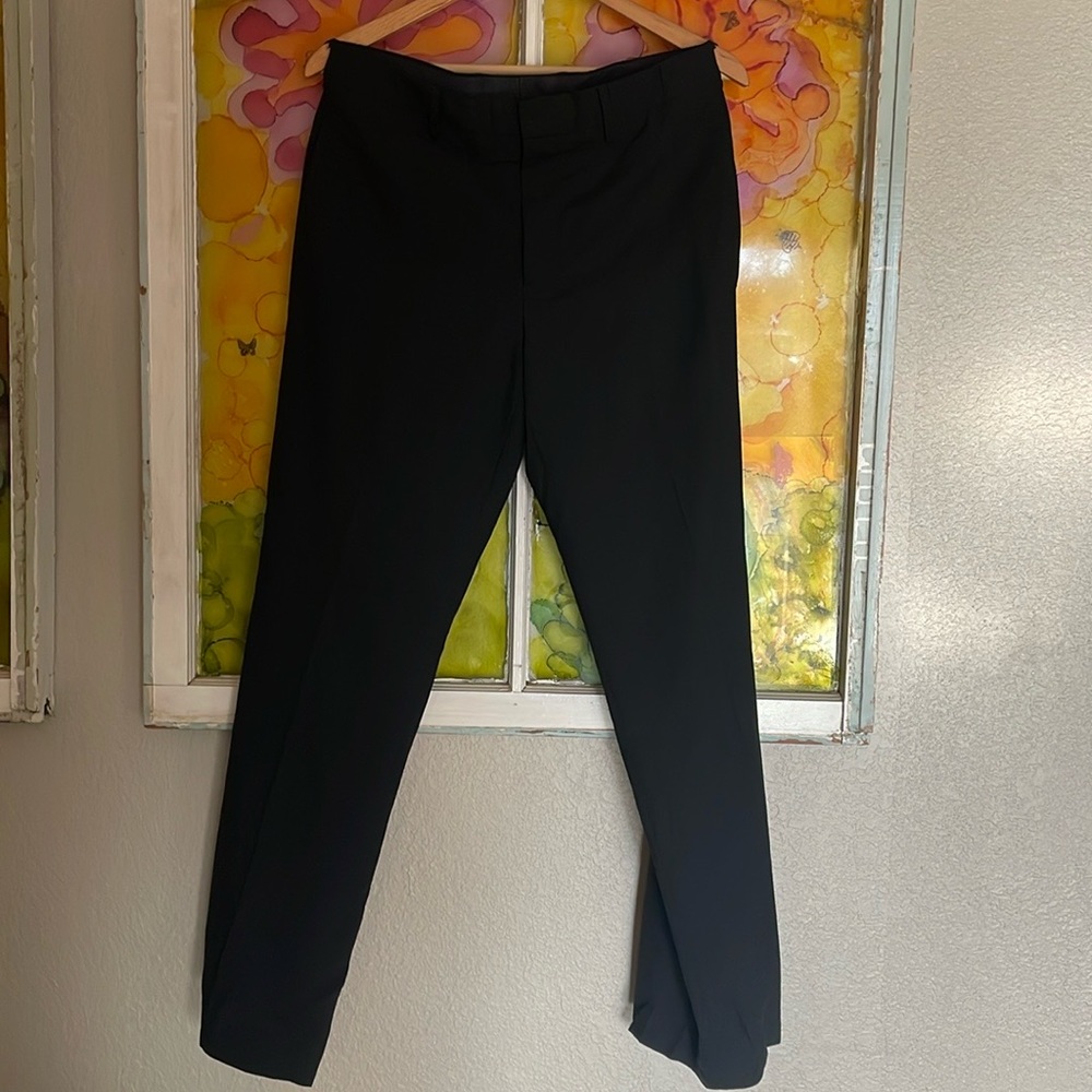 H Hilfiger Mens Dress Pants Slacks, Black, Wool 32x32. Never Worn.